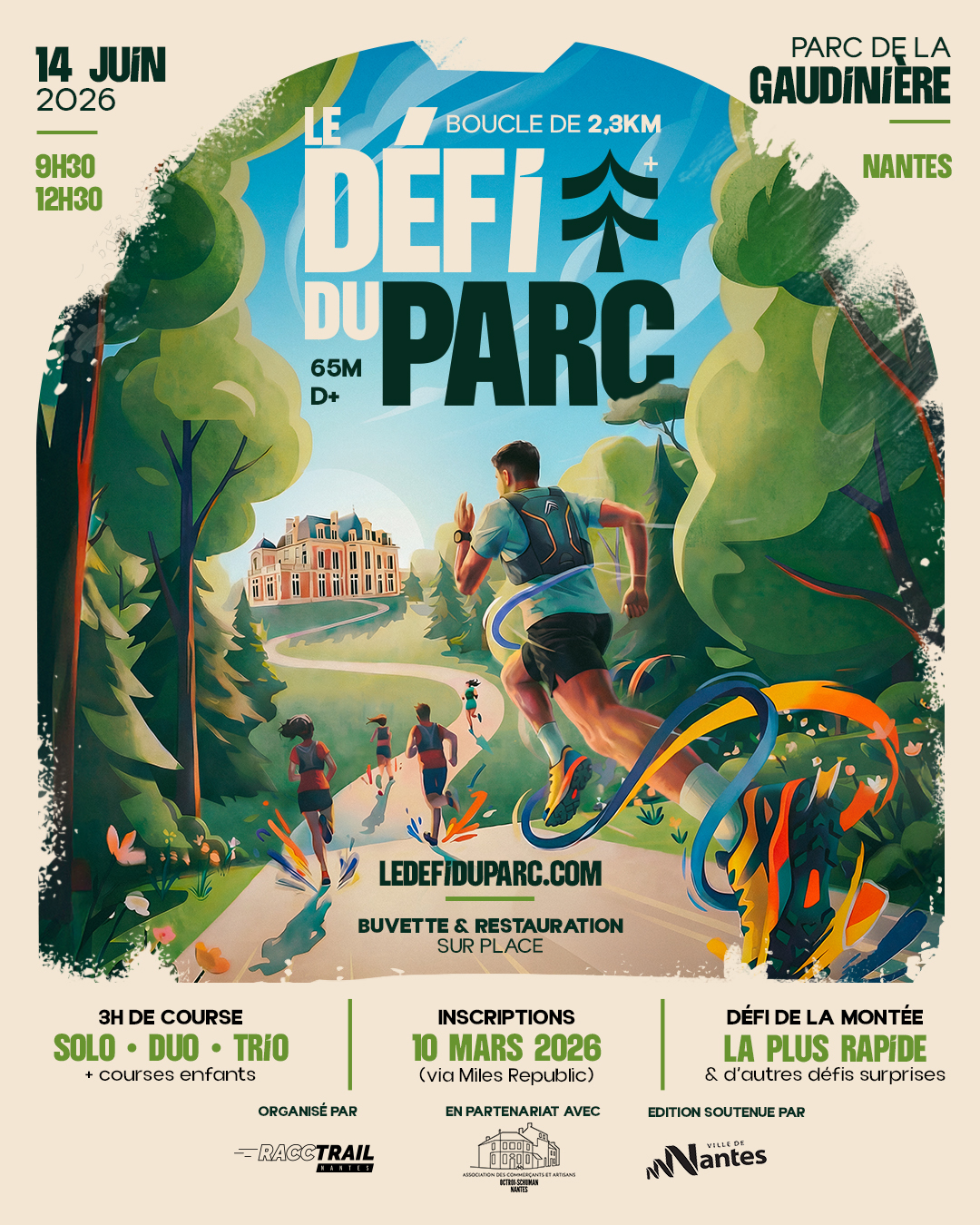 Affiche du Défi du Parc